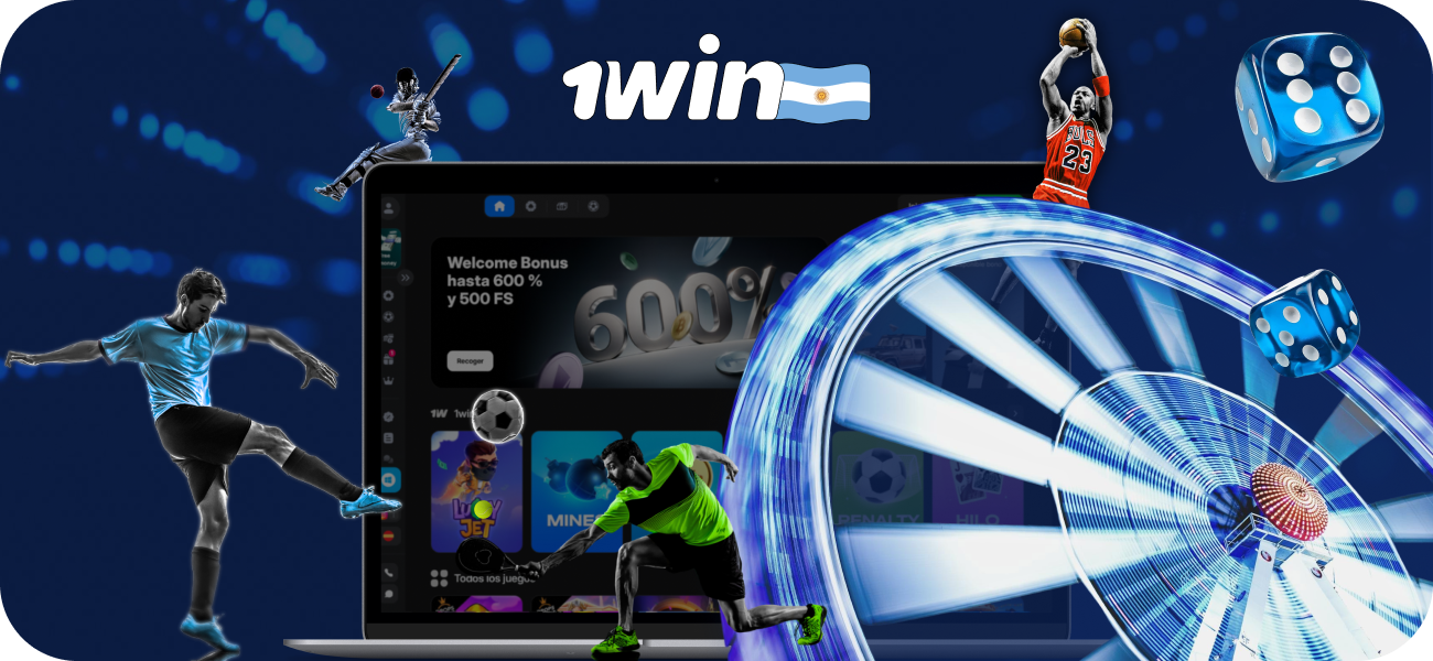 1win ofrece a los jugadores de Argentina una amplia selección de apuestas deportivas y más de 10 000 juegos de casino, además de un generoso bono de bienvenida